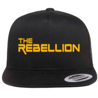 The Rebellion Logo Flat Bill Trucker Hat