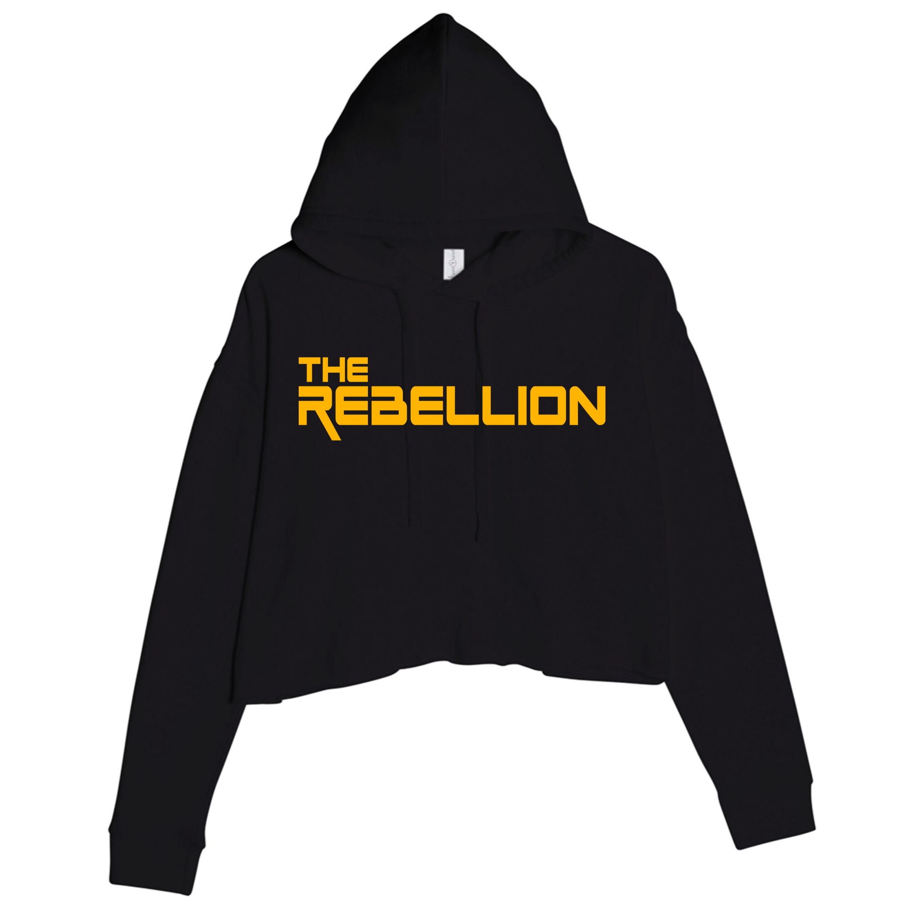 The Rebellion Logo Crop Fleece Hoodie