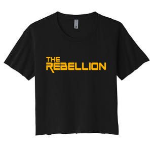 The Rebellion Logo Women's Crop Top Tee