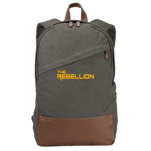 The Rebellion Logo Cotton Canvas Backpack