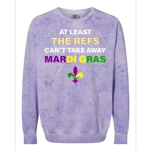 The Refs Can't Take Away Mardi Gras Colorblast Crewneck Sweatshirt