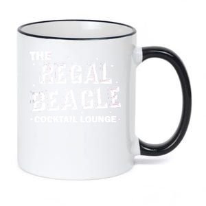 The Regal Beagle Cocktail Lounge 11oz Black Color Changing Mug