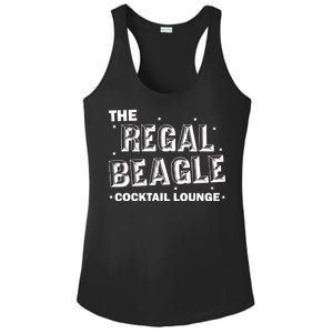 The Regal Beagle Cocktail Lounge Ladies PosiCharge Competitor Racerback Tank