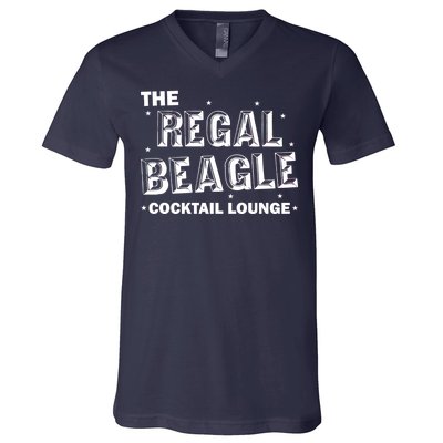 The Regal Beagle Cocktail Lounge V-Neck T-Shirt