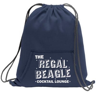 The Regal Beagle Cocktail Lounge Sweatshirt Cinch Pack Bag