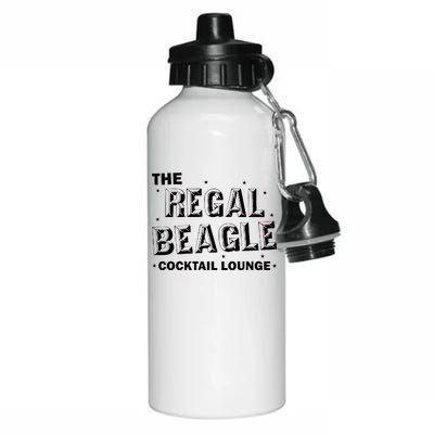 The Regal Beagle Cocktail Lounge Aluminum Water Bottle