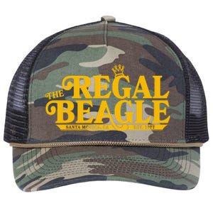 The Regal Beagle Santa Monica Ca Est 1977 Logo Retro Rope Trucker Hat Cap