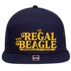 The Regal Beagle Santa Monica Ca Est 1977 Logo 7 Panel Mesh Trucker Snapback Hat