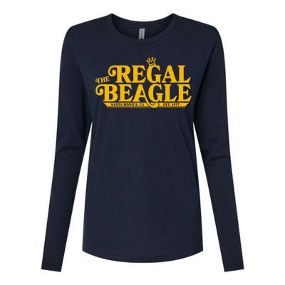 The Regal Beagle Santa Monica Ca Est 1977 Logo Womens Cotton Relaxed Long Sleeve T-Shirt