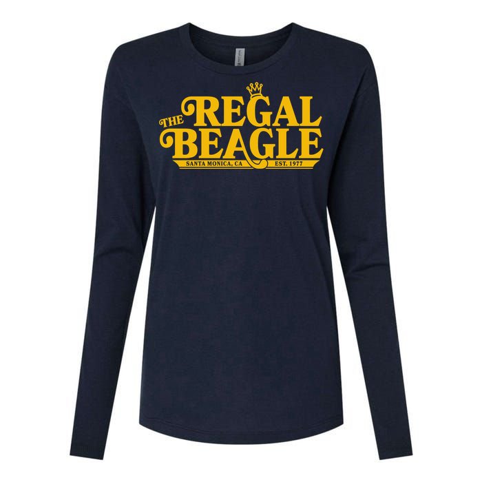 The Regal Beagle Santa Monica Ca Est 1977 Logo Womens Cotton Relaxed Long Sleeve T-Shirt