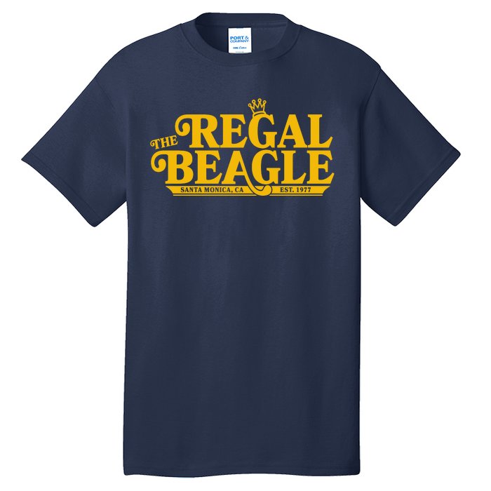 The Regal Beagle Santa Monica Ca Est 1977 Logo Tall T-Shirt