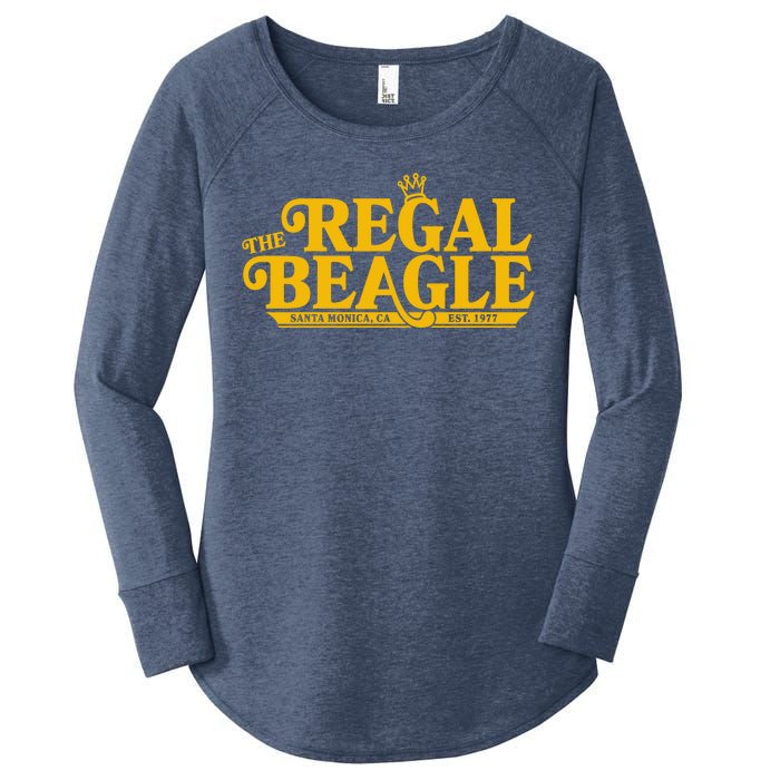 The Regal Beagle Santa Monica Ca Est 1977 Logo Women's Perfect Tri Tunic Long Sleeve Shirt