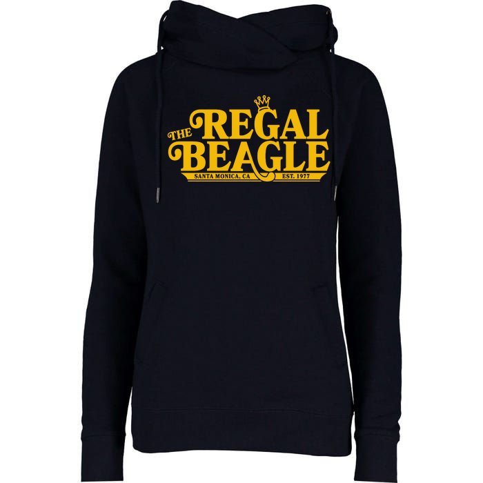 The Regal Beagle Santa Monica Ca Est 1977 Logo Womens Funnel Neck Pullover Hood