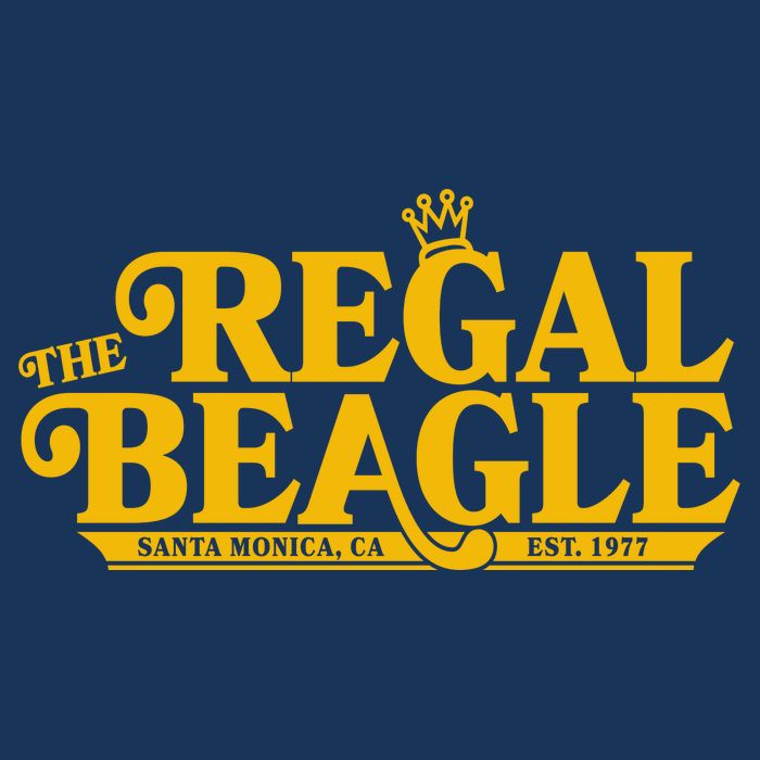 The Regal Beagle Santa Monica Ca Est 1977 Logo Flatbill Hat