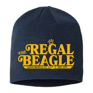 The Regal Beagle Santa Monica Ca Est 1977 Logo Sustainable Beanie