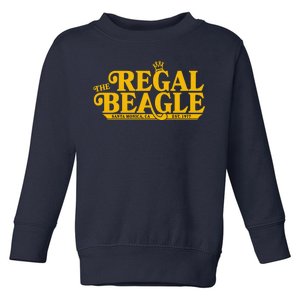 The Regal Beagle Santa Monica Ca Est 1977 Logo Toddler Sweatshirt