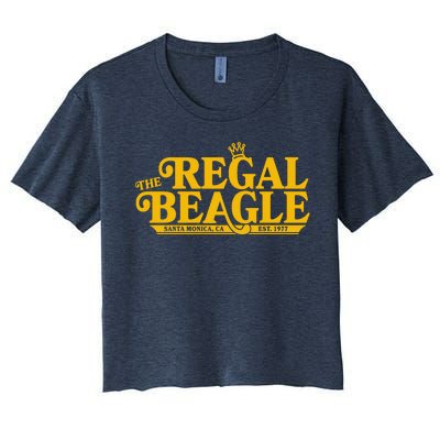 The Regal Beagle Santa Monica Ca Est 1977 Logo Women's Crop Top Tee