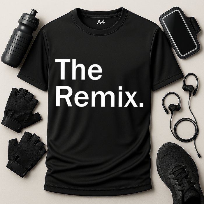 The Remix. Funny Classic Logo Cooling Performance Crew T-Shirt
