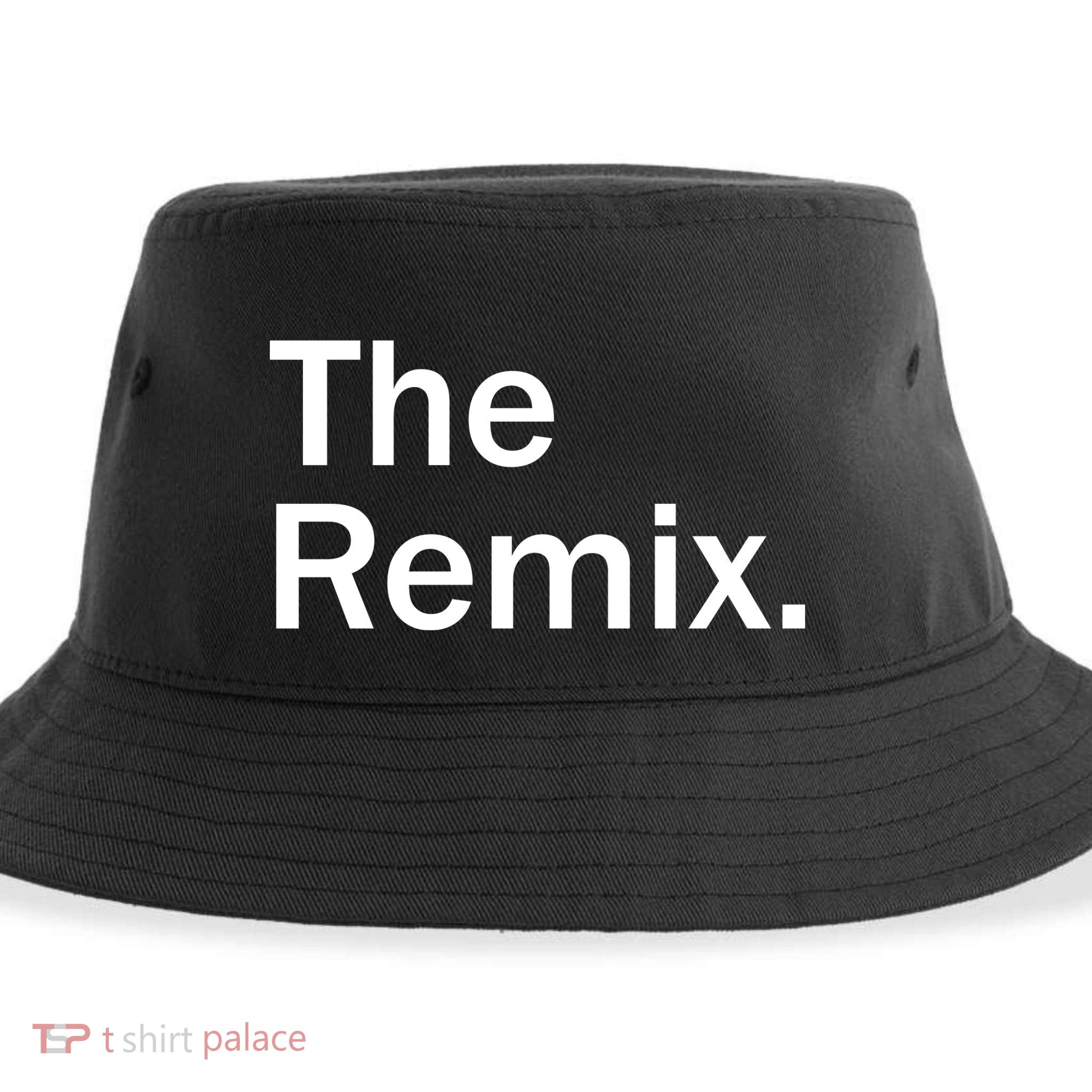The Remix. Funny Classic Logo Sustainable Bucket Hat