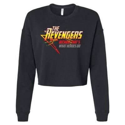 The Revengers Cropped Pullover Crew