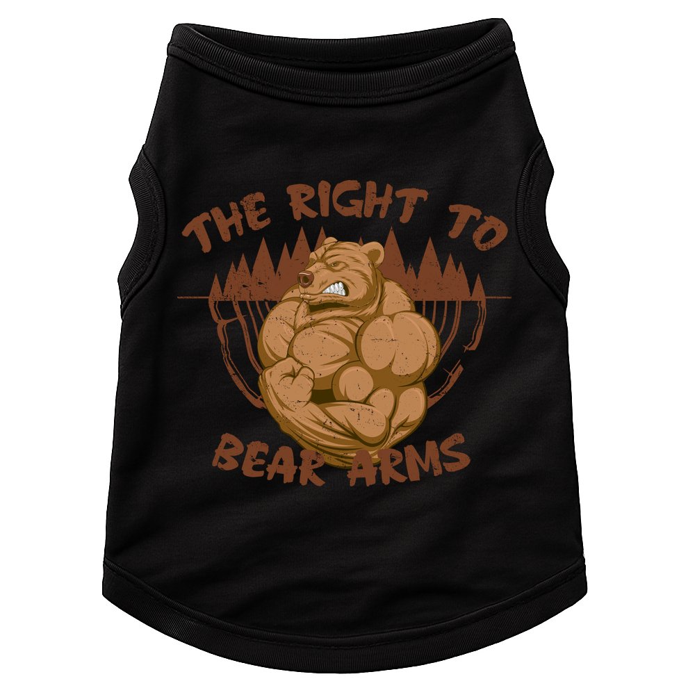 The Right To Bear Arms Doggie Tank
