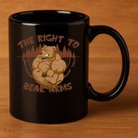 The Right To Bear Arms 11oz C Handle Ceramic Mug