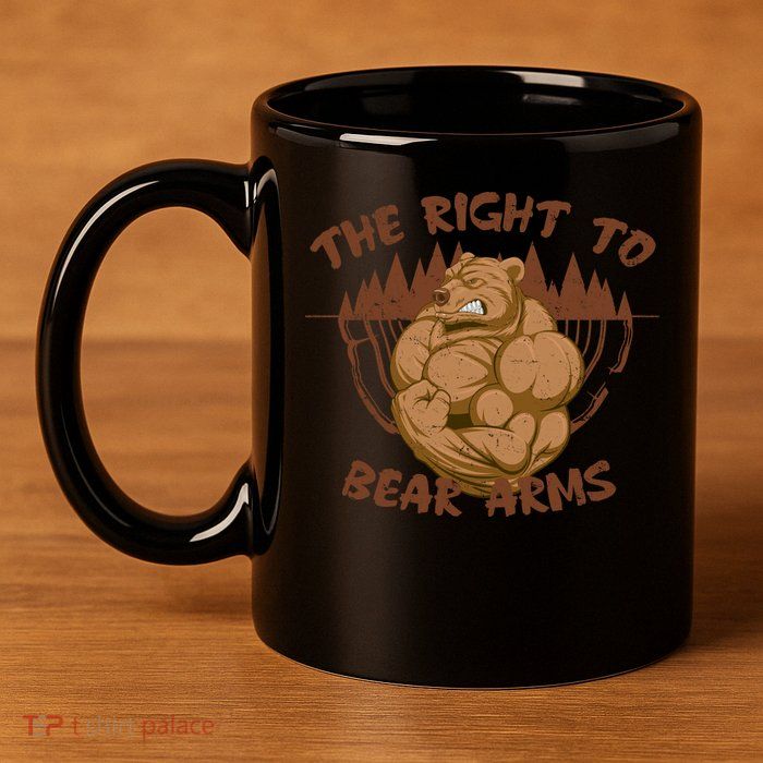 The Right To Bear Arms 11oz C Handle Ceramic Mug