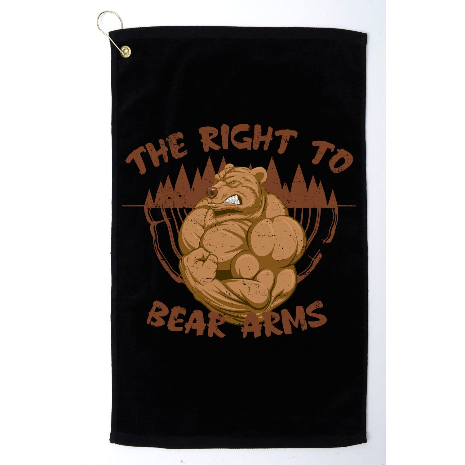 The Right To Bear Arms Golf Towel