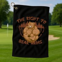 The Right To Bear Arms Golf Towel
