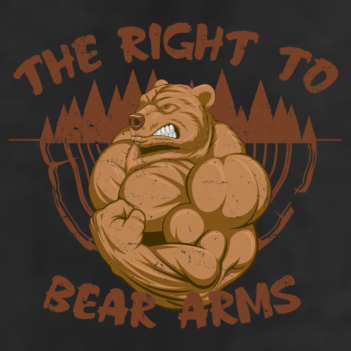 The Right To Bear Arms Golf Towel