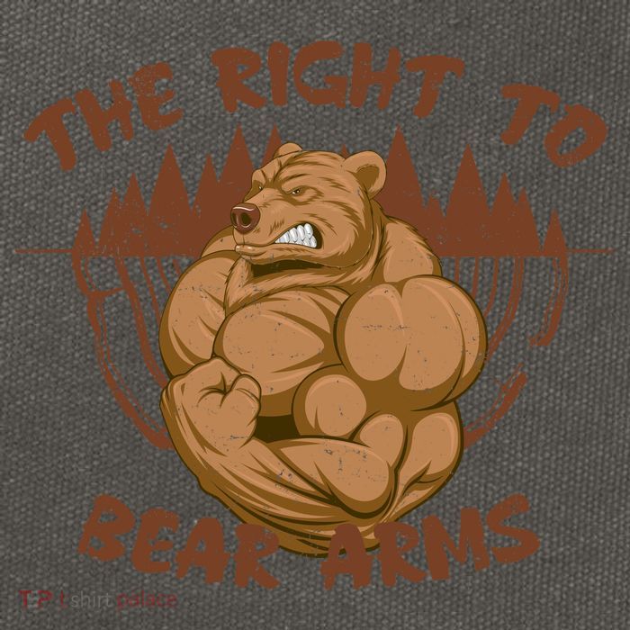 The Right To Bear Arms Cotton Canvas Backpack