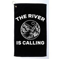 The River Is Calling  Golf Towel