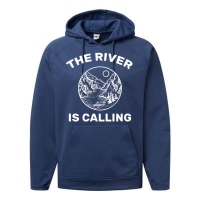 The River Is Calling  Performance Fleece Hoodie