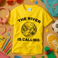 The River Is Calling  Kids T-Shirt