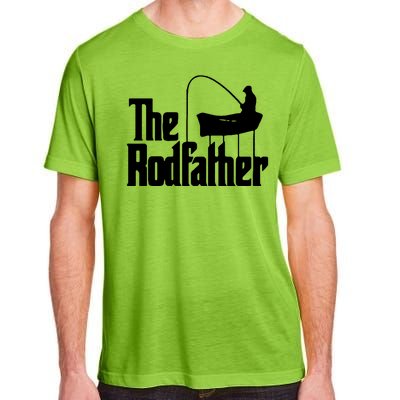 The Rod Father Funny Fishing Dad Adult ChromaSoft Performance T-Shirt