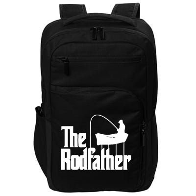 The Rod Father Funny Fishing Dad Impact Tech Backpack