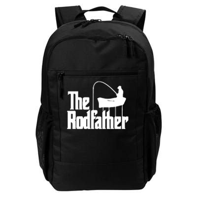 The Rod Father Funny Fishing Dad Daily Commute Backpack