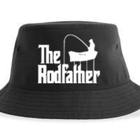 The Rod Father Funny Fishing Dad Sustainable Bucket Hat