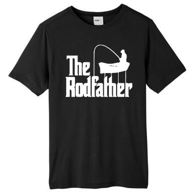 The Rod Father Funny Fishing Dad Tall Fusion ChromaSoft Performance T-Shirt