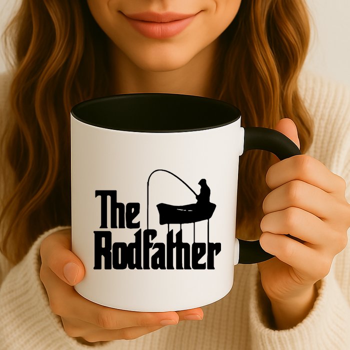 The Rod Father Funny Fishing Dad Mug