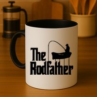 The Rod Father Funny Fishing Dad Mug