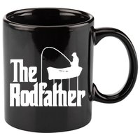 The Rod Father Funny Fishing Dad 11oz C Handle Ceramic Mug