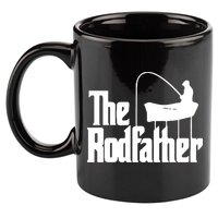 The Rod Father Funny Fishing Dad 11oz C Handle Ceramic Mug