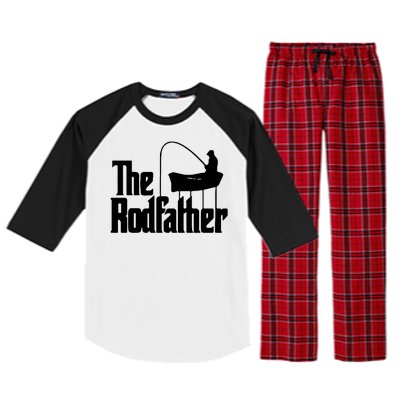 The Rod Father Funny Fishing Dad Raglan Sleeve Pajama Set