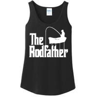 The Rod Father Funny Fishing Dad Ladies Essential Tank