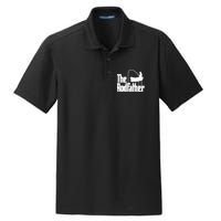 The Rod Father Funny Fishing Dad Dry Zone Grid Polo