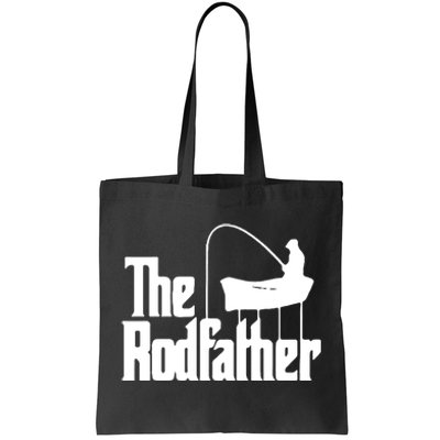 The Rod Father Funny Fishing Dad Tote Bag