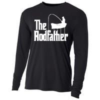 The Rod Father Funny Fishing Dad Cooling Performance Long Sleeve Crew