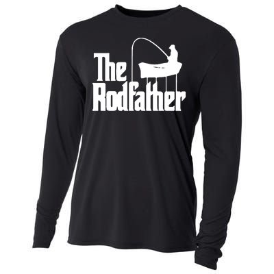 The Rod Father Funny Fishing Dad Cooling Performance Long Sleeve Crew