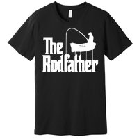 The Rod Father Funny Fishing Dad Premium T-Shirt